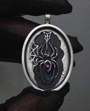 Load image into Gallery viewer, Sapphire Spider Talisman