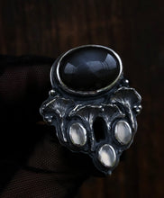 Load image into Gallery viewer, Forest Veil Mushroom ring ~ sz 7.5/ 7.75