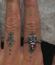 Load image into Gallery viewer, Mini Butterfly Stacking Ring~ sz 7.5