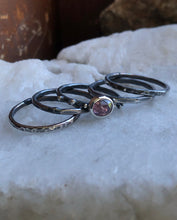 Load image into Gallery viewer, Sapphire Stacking Ring Set size 6.5