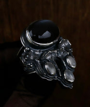 Load image into Gallery viewer, Forest Veil Mushroom ring ~ sz 7.5/ 7.75