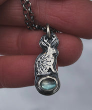 Load image into Gallery viewer, Folklore Familiar~ Jackalope + Tourmaline *Discounted*