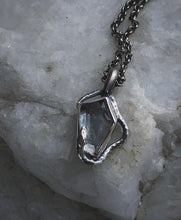 Load image into Gallery viewer, Serpent + Coffin Charm Pendant