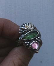 Load image into Gallery viewer, Lily Crown Ring~ size 7.5-7.75
