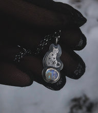 Load image into Gallery viewer, Cosmic Kitty + Moonstone