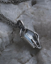 Load image into Gallery viewer, Serpent + Coffin Charm Pendant