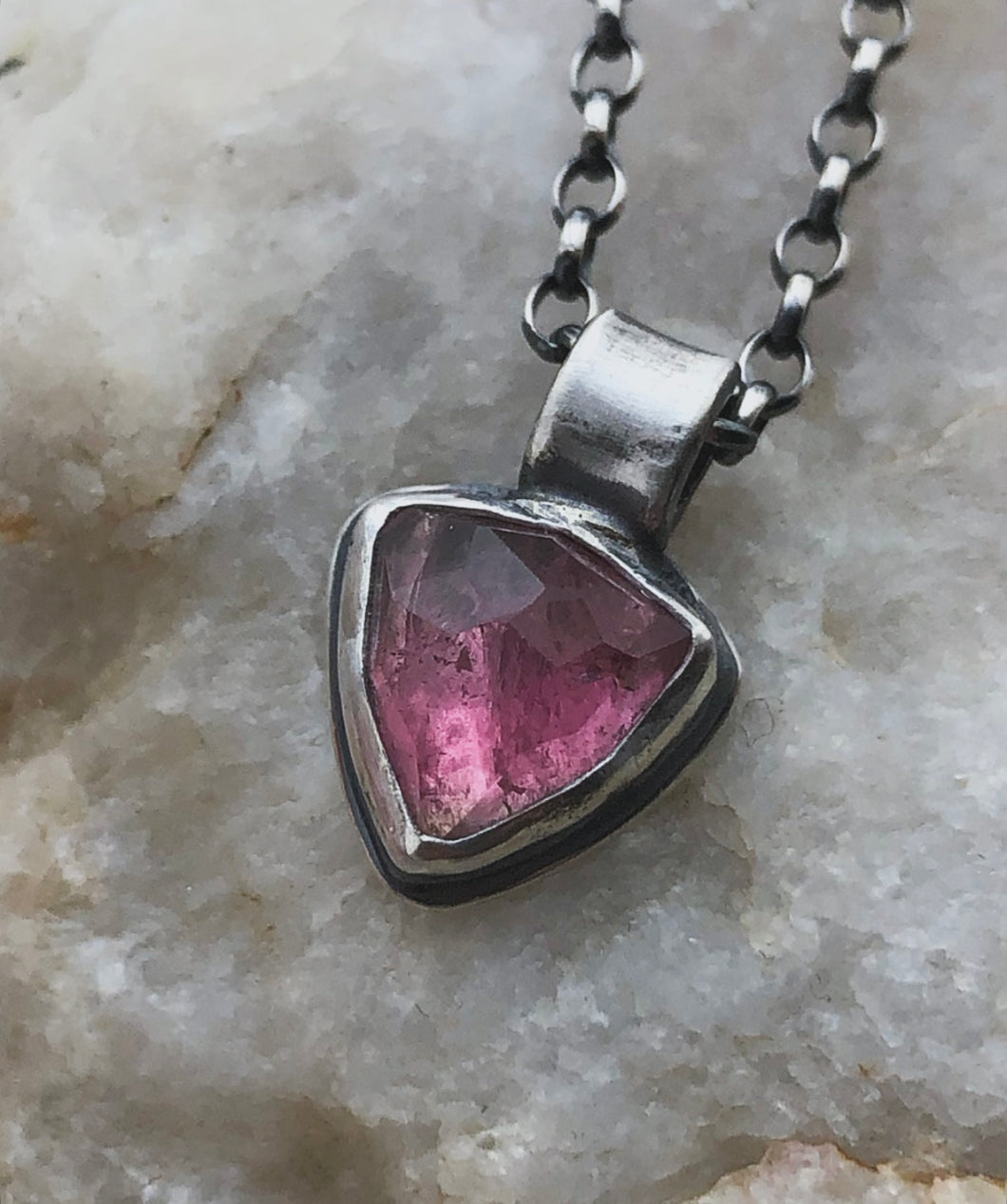 Valentine Pendant~ Tourmaline