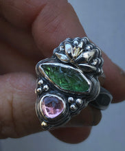 Load image into Gallery viewer, Lily Crown Ring~ size 7.5-7.75