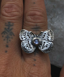 Discounted! *Wing Flaw*Summer Azure Butterfly Ring~ size 7.5