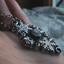 Load image into Gallery viewer, As Above So Below Snowflake Pendant ~