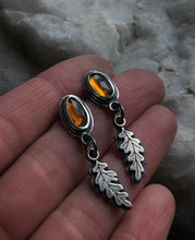 Load image into Gallery viewer, Oak Leaf Earrings