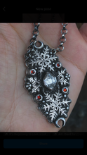 Load image into Gallery viewer, As Above So Below Snowflake Pendant ~