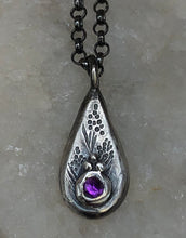 Load image into Gallery viewer, Wildflower Charm~ Amethyst