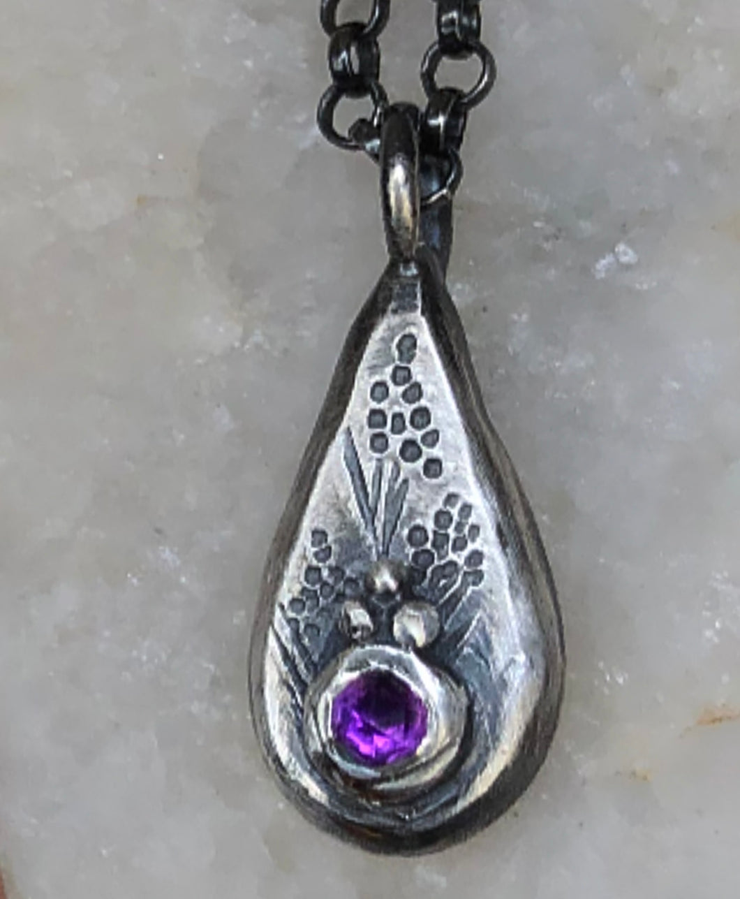 Wildflower Charm~ Amethyst