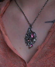 Load image into Gallery viewer, Foxglove Pendant~Tourmaline