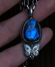 Load image into Gallery viewer, Morpho Butterfly Pendant~ Labradorite