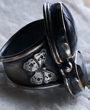 Load image into Gallery viewer, Morpho Butterfly Ring ~Labradorite Size 7.5-7.75