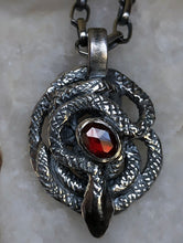 Load image into Gallery viewer, Garnet Snake Eye Talisman ~
