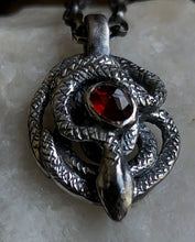 Load image into Gallery viewer, Garnet Snake Eye Talisman ~