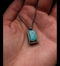 Load image into Gallery viewer, Moving Sale!~ Number 8 Mine Simple Turquoise Pendant