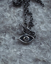 Load image into Gallery viewer, Tiny Diamond Eye Charm