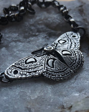 Load image into Gallery viewer, Cecropia Moth~ Diamond accent