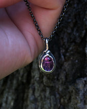 Load image into Gallery viewer, Amethyst Scarab Charm