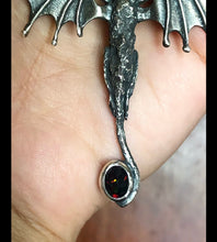 Load image into Gallery viewer, Dragon &amp; Black Fire opal pendant