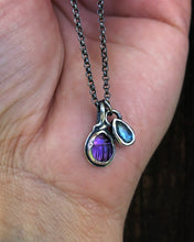 Load image into Gallery viewer, Amethyst Scarab Charm