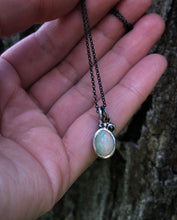 Load image into Gallery viewer, Opal + Diamond Mini Charm