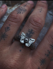 Load image into Gallery viewer, Mini Butterfly Stacking Ring ~ Size 6.75-7