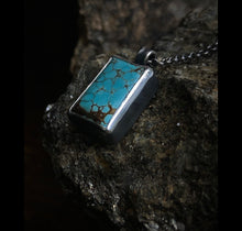 Load image into Gallery viewer, Moving Sale!~ Number 8 Mine Simple Turquoise Pendant