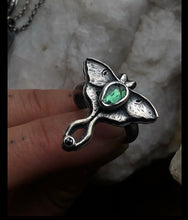 Load image into Gallery viewer, Luna Moth Ring size 7-7.25