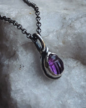 Load image into Gallery viewer, Amethyst Scarab Charm