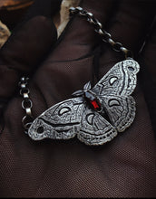 Load image into Gallery viewer, Large Cecropia Moth~ Your choice of stone