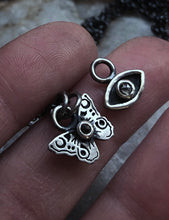 Load image into Gallery viewer, Tiny Butterfly Charm ~Black Diamond