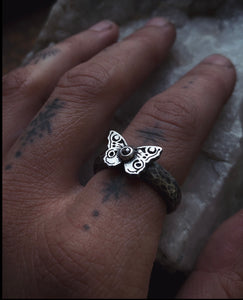 Mini Butterfly Stacking Ring ~ Size 6.75-7