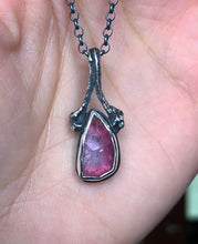 Load image into Gallery viewer, Tourmaline Twig + Bone Pendant