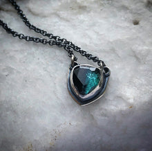 Load image into Gallery viewer, Tourmaline Shield Necklace