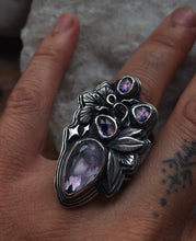 Load image into Gallery viewer, Orchid &amp; Sapphire Serpent Ring~ size 7