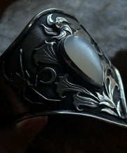 Load image into Gallery viewer, Datura Moonstone Cuff ~ Size small-medium