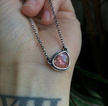 Load image into Gallery viewer, Pink Tourmaline Charm Necklace ~