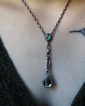 Load image into Gallery viewer, Gothic Inquistion~ Tourmaline 14kt gold and Rutile Quartz