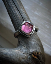 Load image into Gallery viewer, Pink Tourmaline Ring sz 7.25-7.5