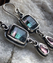 Load image into Gallery viewer, Multi color Tourmaline Earrings