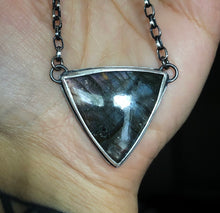 Load image into Gallery viewer, Triangle Labradorite Necklace~