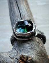Load image into Gallery viewer, Tourmaline Tri Color Ring~ size 7
