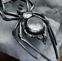 Load image into Gallery viewer, Quartz &amp; Tourmaline Spider