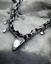 Load image into Gallery viewer, Icicle Choker Set 1 - Includes silver charms along chain
