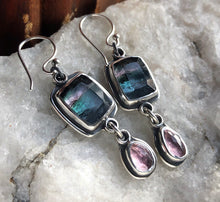 Load image into Gallery viewer, Multi color Tourmaline Earrings